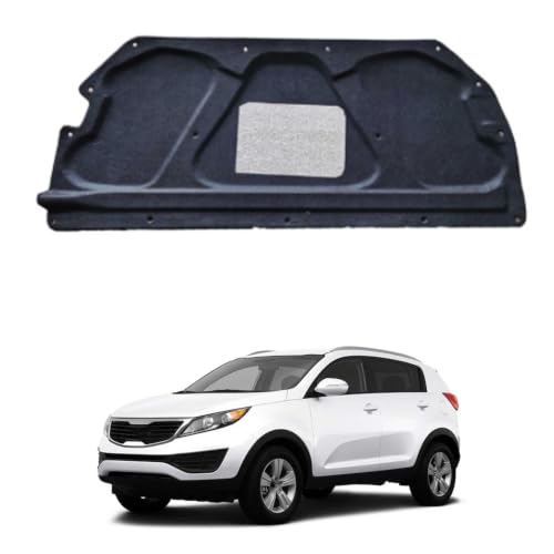 Cubierta insonorizada para capó de Kia Sportage 2007-2013 con refuerzo protector 2
