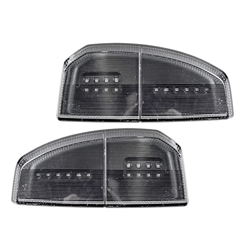 Towing Mirror Turn Signal Marker Clearance Lens Smoked Pair for Toyota Tundra