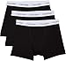 Calvin Klein Herren Boxershorts Low Rise TRUNK, 3er Pack U2664G, Ohne Eingriff, Mehrfarbig ( Schwarz (001 Black) ) - Large