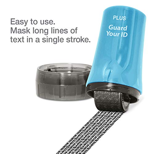 Image of PLUS The Original Guard Your ID Advanced Security Roller 2.0 for Identity Theft Prevention Stamping Turquoise
