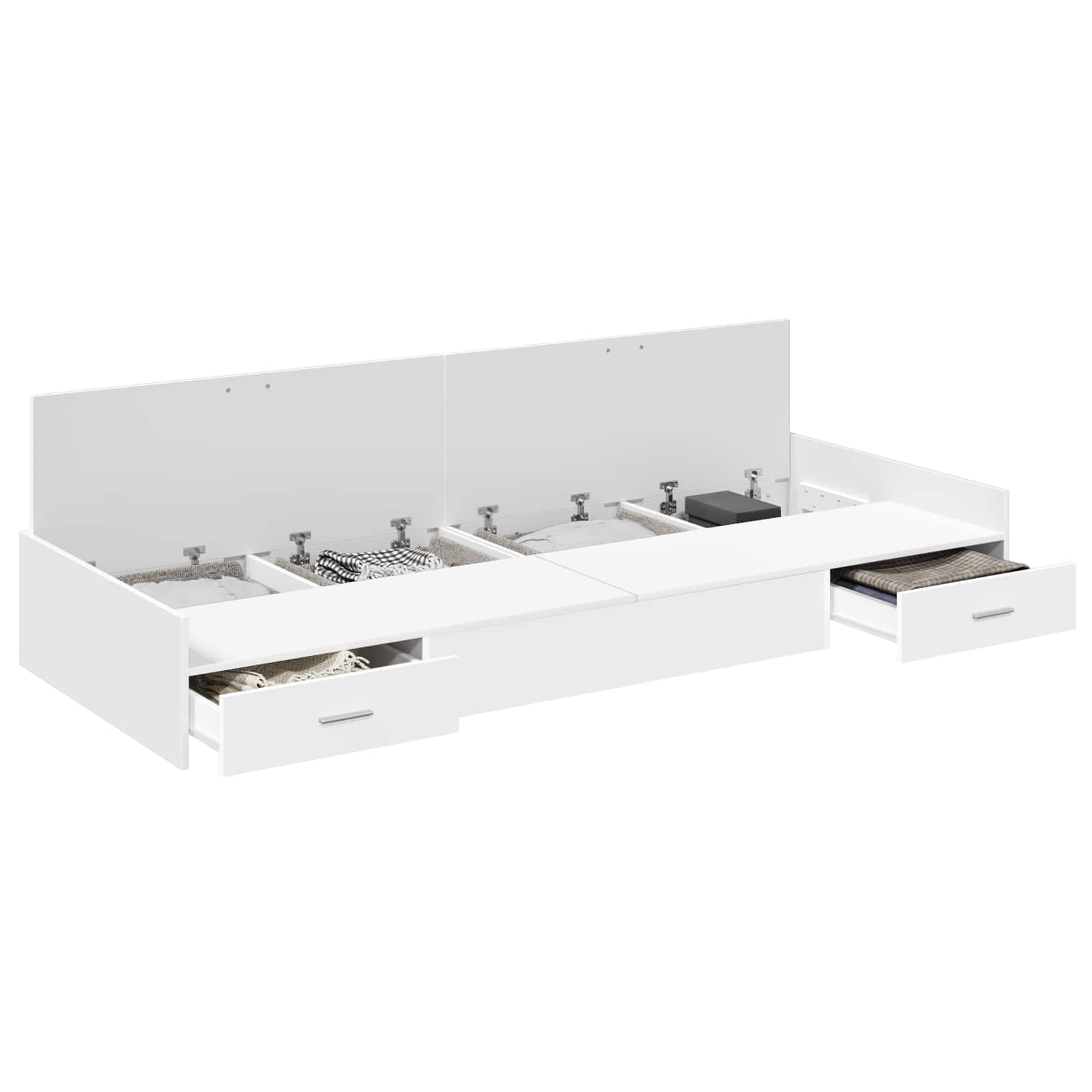 Legno multistrato Moderna Design Pulito 80x200 cm Bianco