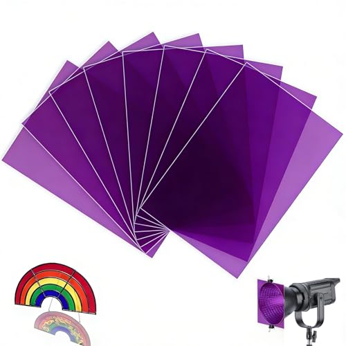 Uso versatile: la pellicola mawmuaw resistente al calore per lampade è ideale per la fotografia (ritratto/prodotto), palcoscenico e feste. Adatto anche per l'istruzione e il fai da te come quadri per finestre o esperimenti di colore. Il filtro colorato a LED mawmuaw serve anche per creare arcobaleni, biglietti di auguri o luci notturne e come aiuto per la lettura.