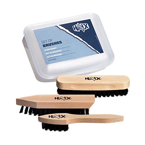 Haix Set de 3 brosses pour chaussures