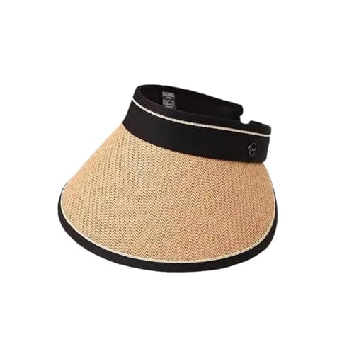 Sun Hats For Hats Gorra con protección solar plegable, sombrero de paja informal a la moda for mujer, sombrero UV for sol, sombrilla for playa, sombrero for ciclismo con protección de viaje For Travel