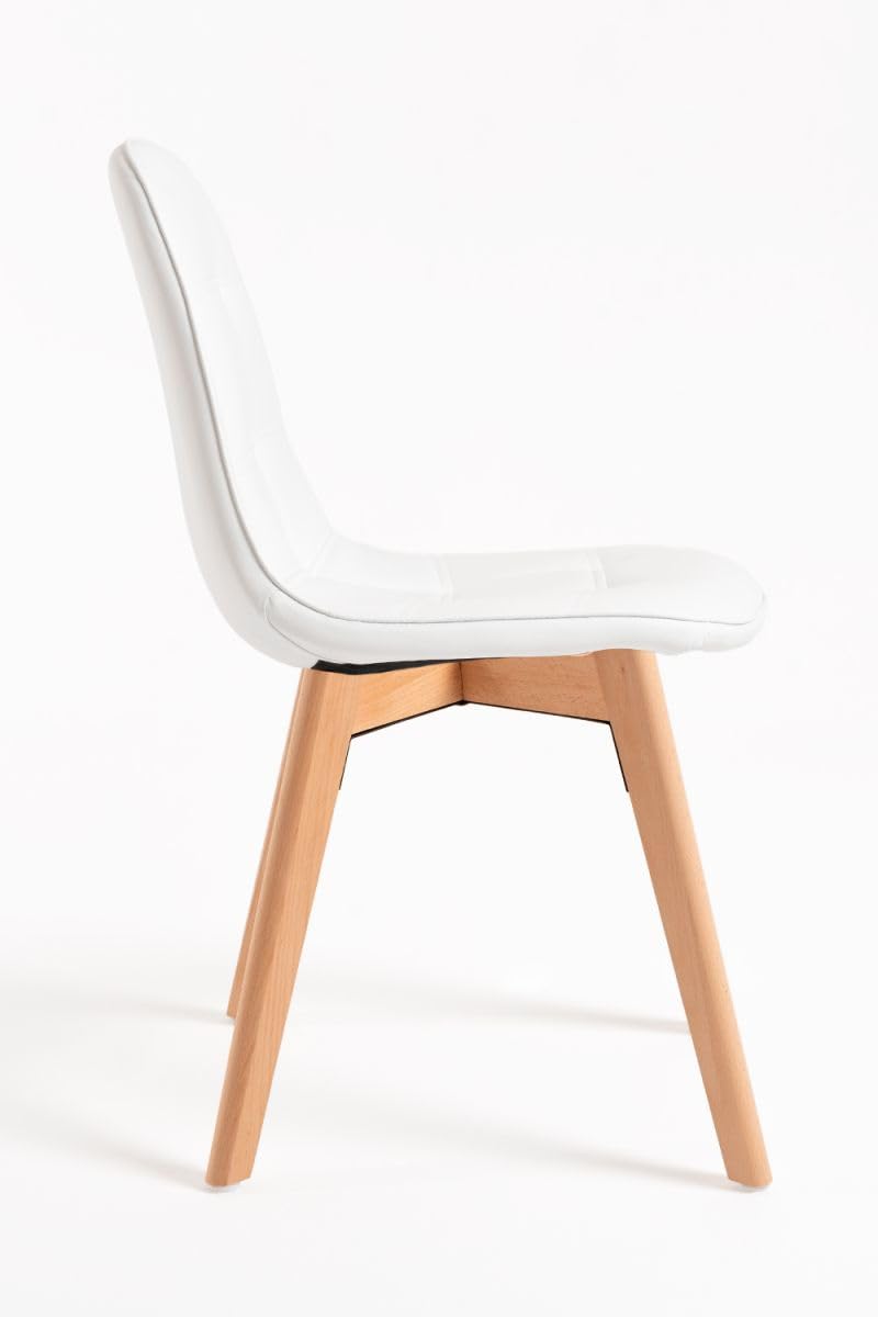 Regalos Miguel - Sillas Comedor - Silla Vorak - Blanco