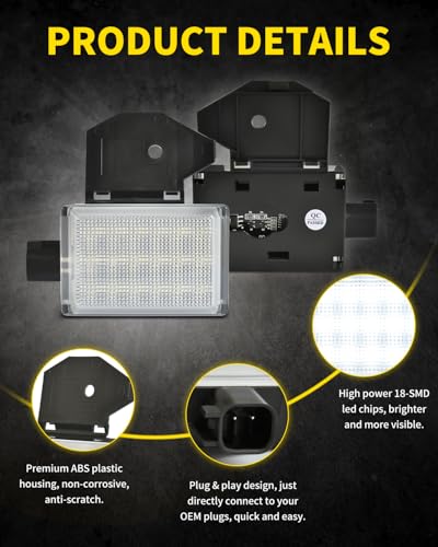 Lámpara LED para capó compatible Dodge Ram 1998-2010 miniatura 3