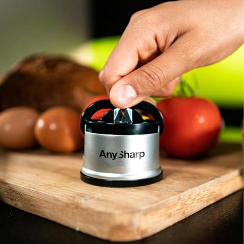 Image of AnySharp Global Knife Sharpener with PowerGrip, Silver