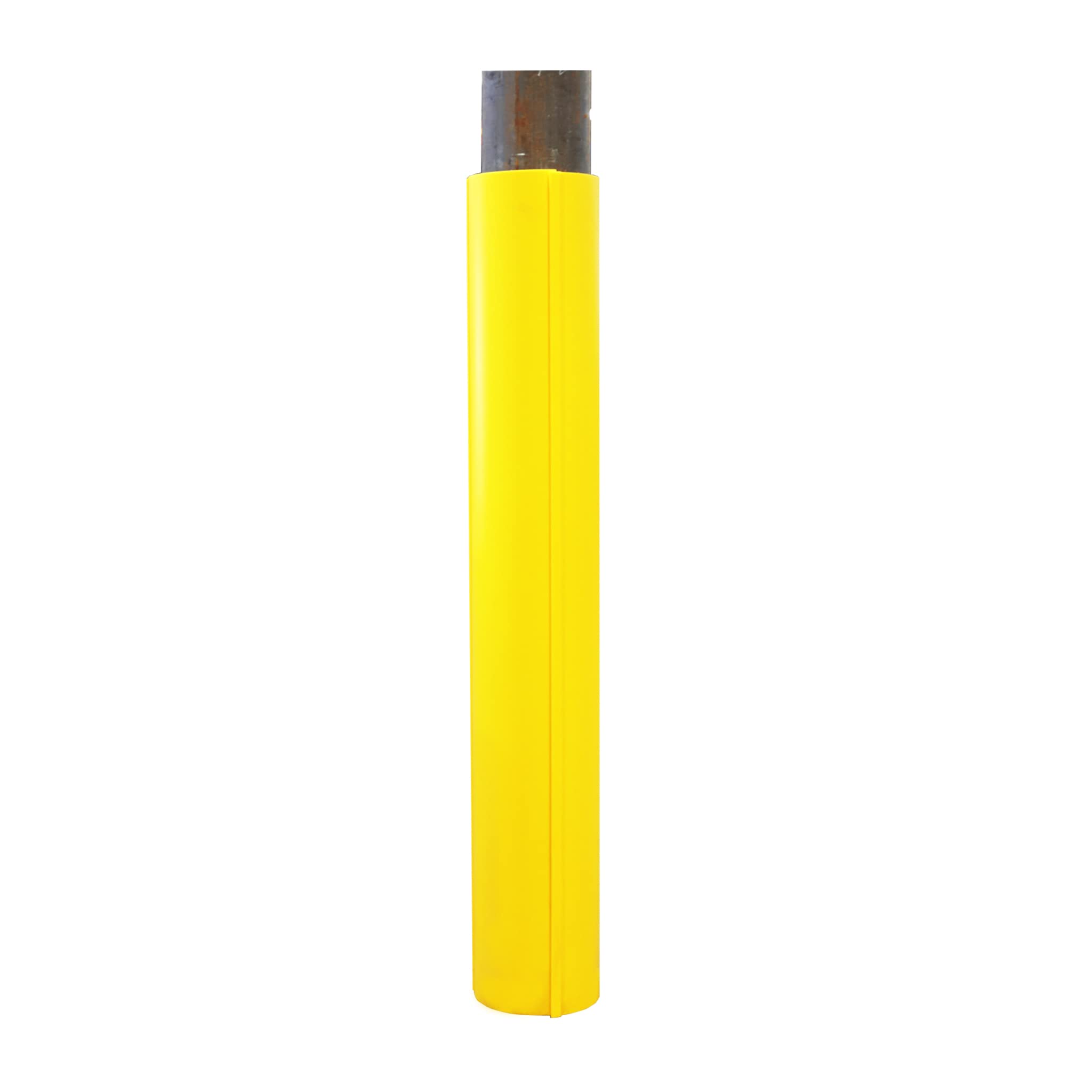 Ideal Shield - Column Protector 6" x 60" High Density Polyethylene. Round Column Wrap Protects Vertical Columns and Support Beams from Grocery Carts