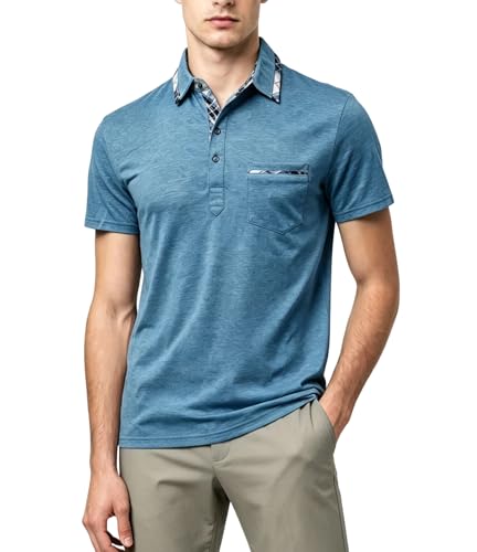 Polo homme léger contre la chaleur : chemise respirante slim fit de travail