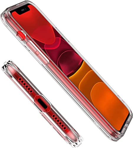 Image of NISHTECH for iPhone 11 Premium Hybrid Transparent Soft Slim Dust Proof Back Case Cover with Camera Protection