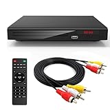 Disc Player mit Fernbedienung, 1080P Multimedia VCD Box für HDTV Heimkino Unterhaltung, leise