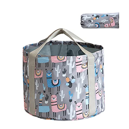 HZSZJMN Collapsible Foot Bath Basin 26L, Collapsible Bucket for Soaking Feet, Foot Spa Foot Bucket, Foldable Water Bucket for Travel/Fishing/Camping