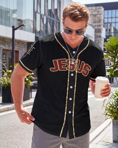Image of 99TIMORO Fathers Holiday Graphic Baseball Jersey Shirts for Men and Women, Street Wear Funny Short Sleeve Top, Summer