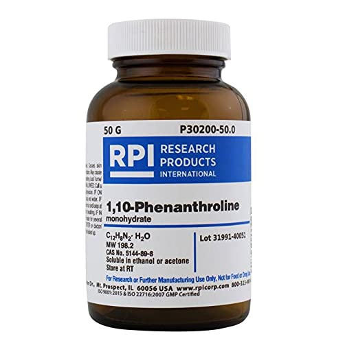 Research Products International 1, 10-Phenanthroline, 50 Grams - RPI