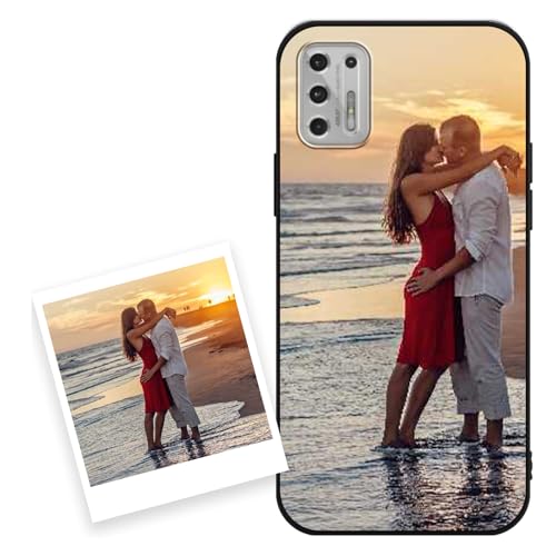 Coiwxmoi Funda Personalizada para Motorola Moto G Stylus 2021 4G 6,8'', Personalizable Case con Imagen Foto, Personalizado Custom Carcasa Protector Cover para Motorola Moto G Stylus 2021 4G, Negro