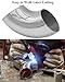 YSIL 2.5 Inch Exhaust Bend Elbow Pipe Stainless Steel 90 Degree Mandrel Bend Elbow Tube for Car Modified Exhaust System Stair Handrail 4PCS