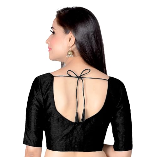 Image of Chandrakala Casual Blouses for Women Sarees,Readymade (B186-P)