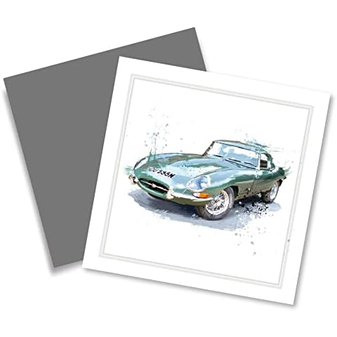 Cherry Orchard E-Type Jaguar Car Card Cover