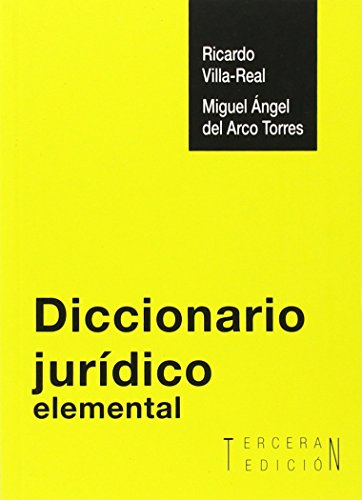 Diccionario jurídico elemental (3ª ed.) (Diccionarios)