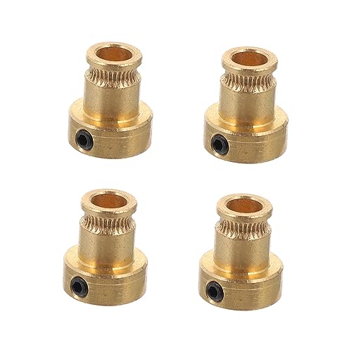 3d Printer Feeding Gear 4pcs Brass Drive Gear Replacement Part