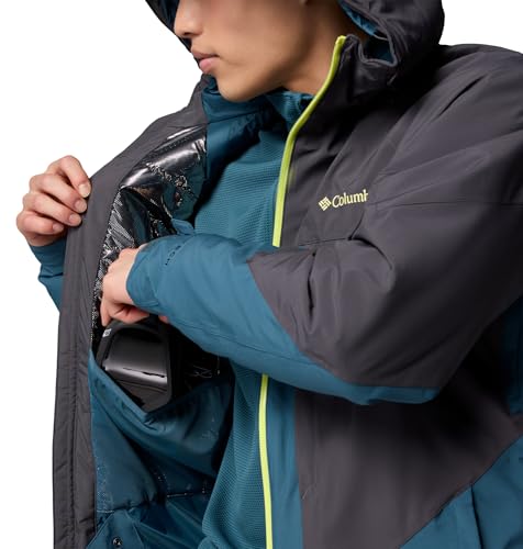Columbia Herren Powder Prime™ Jacket Skijacke, Everblue, Shark, M EU – Ansicht 5