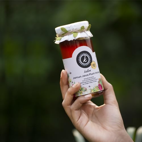 Image of KALON 100% Natural Jamun Java Plum Honey | NMR Tested | No Added Sugar and Preservatives | Sweet & Fruity Flavour - 300 gm
