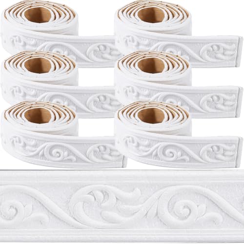 CRASPIRE 532 x 2in Crown Molding Peel and Stick Foam