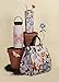 Kate Spade New York Portable Soft Cooler Lunch Bag with Silver Insulated Interior Lining and Storage Pocket, Floral Garden
