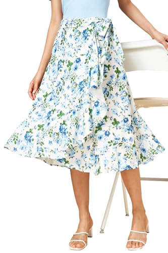 Women's Honey White Skirt Comfort Fit,White,30