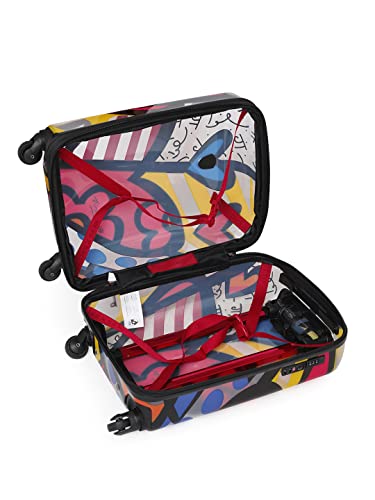 Image of Heys Britto Transparent A New Day Range Multicolor Color 21 inch Cabin Trolley