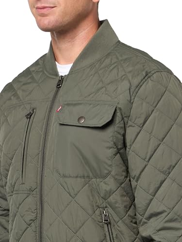 Image of Levi's Men's Levi's Men's Diamond Quilted Bomber Jacket