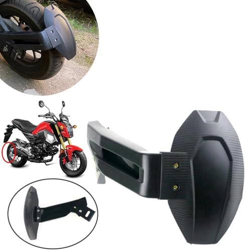 Garde-Boue arrière pour Moto Grom MSX125 robuste en ABS injecté noir - 3