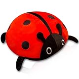 WUFUVAP 16 Inch Cute Ladybug Plush Realistic Ladybug Stuffed Animal Ladybird Plush Toy Stuffed Lady Beetle Plushie Pillow Gift for Kids