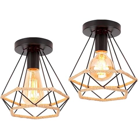 iDEGU Lustre Plafonnier Vintage Cover