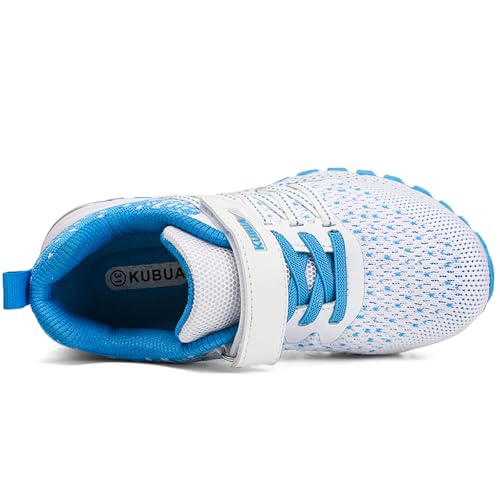 Image of KUBUA Kids Sneakers Lightweight Boys Girls Tennis Shoes | Breathable, Comfortable, Non Slip, Easy to Put On, Running, Walking, Gym, School, Daily Play, Toddler