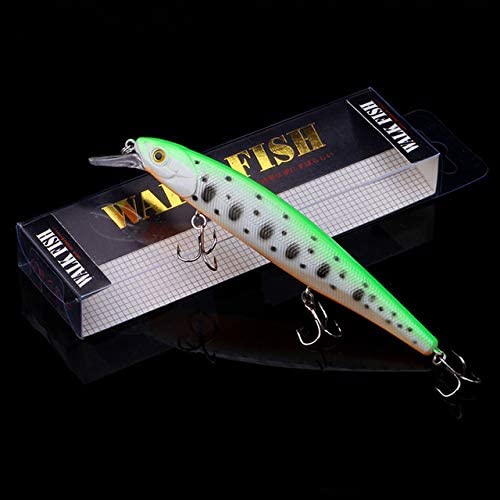 GenericWorldCare® Walk Fish 2019 140mm 22.7g Dive 0.3-2m Floating Fishing Lures Artificial Predator Tackle Jerk for Pike and bass : N 14