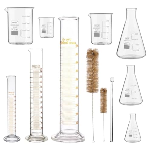 SPYLX Borosilicate glass Chemistry lab kit, Chemistry kit in...