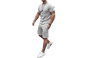 Summer Men 2 Piece Short Sets Outfits