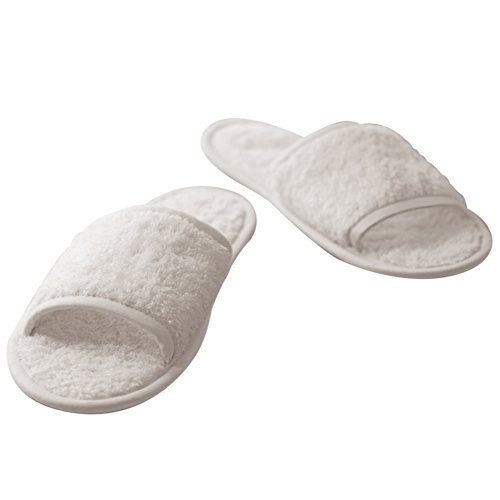Towel City - Zapatillas de estar por casa para hombre blanco blanco 11 UK