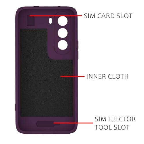Image of Back Cover Compatible with Realme P4x 5G | MagFit Ring Design (Non-Magnetic) | Shockproof Case | Anti-Slip Grip | Raised Camera Edges | Slim Protective Case for Realme P4x 5G (Purple)