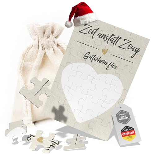 Creatastic® Design your own voucher [voucher card puzzle with bag] 24 pieces | birthday card | personalised gift idea | birthday gift | voucher birthday gift