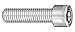Metric Socket Head Cap Screw, Stainless Steel, Plain,Cylindrical, M2-0.40, A2,2040-6DA82