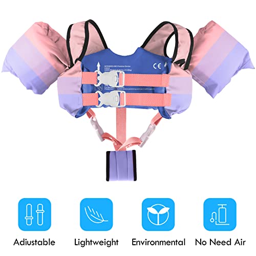 image for Chriffer Kids Swim Vest Life Jacket for 30-55 Pounds Boys and Girls, T