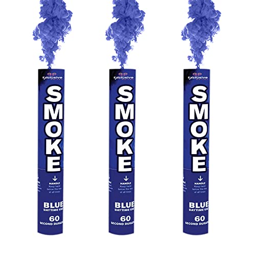 EXCLUSIVE ONLINE Pack of 3 Party Ring Pull Handheld Daytime Smoke for Paintball, Weddings, Photoshoots & Special Effects