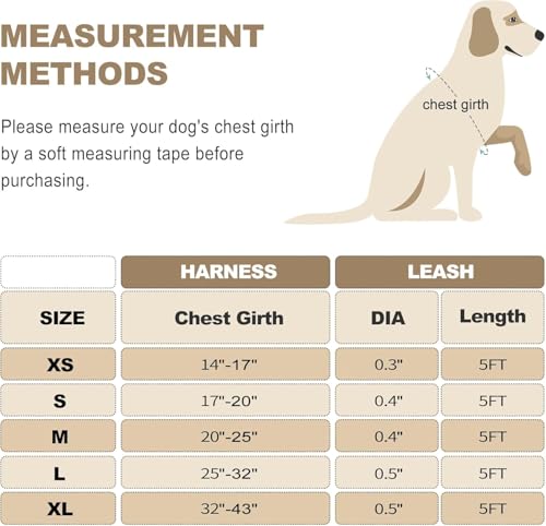 Image of No Pull Dog Harness Adjustable Reflective Oxford Easy Control Medium Large Dog Harness with A Free Heavy Duty 5ft Dog Leash