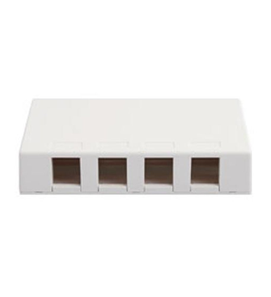 ICC Ic107sb4wh Surface Box, 4 Port White