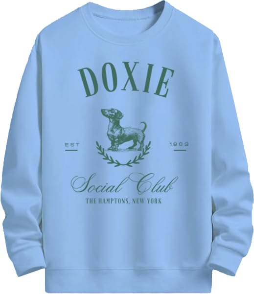 Dachshund Social Club Sweatshirt, Doxie Social Club Sweatshirt, Dachshund Mom Sweatshirt, Unisex Sweatshirt