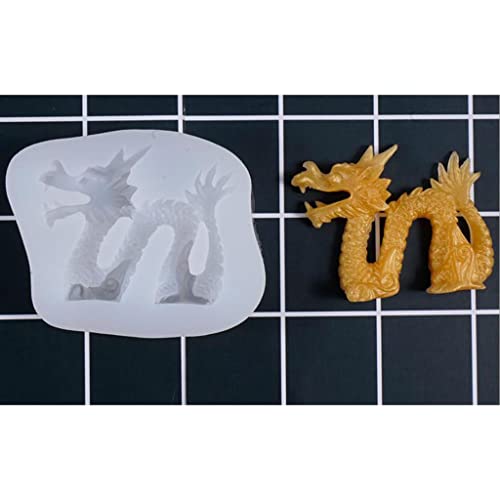 MERISHOPP 1 Set dragonSilicone Mold Cake Decors Mold DIY Fondant Baking Molds