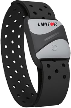 CARDIOSPORT Limiter Heart Rate Monitor MAX Heart Rate Alerts, Set Safe Heart Rate Limits, Waterproof HRM Sensor, Bluetooth ANT+ Wireless, Strava, Zwift, Garmin, Peloton, No Smartphone Required
