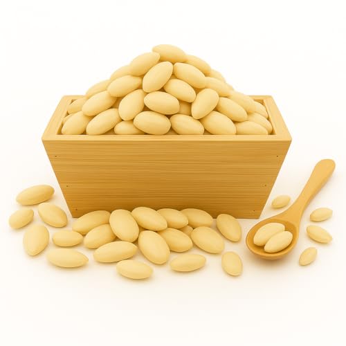 Almendras Cruda 100% Naturales | Sin Piel | Ideales para Repostería, Confitería, Ajoblanco y Cocina Gourmet | El Paraíso de las Especias